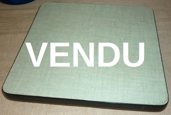 Dessous De Plat Vintage En Formica – Recette De La Fondue – Déco Rétro