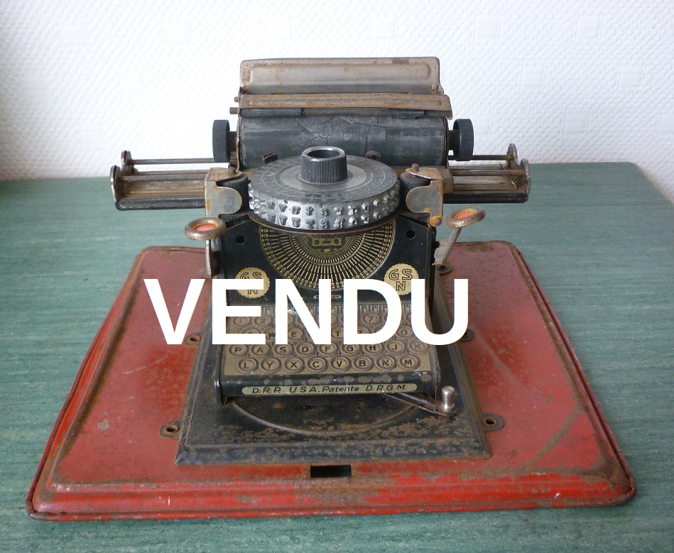 Simplex Typewriter USA 1907 machine à écrire jouet tôle ancien 21,5 cm RARE toy | eBay