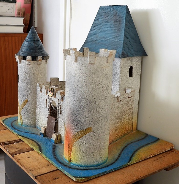Jouet ancien château fort Starlux figurines vintage collection chevaliers - Collection