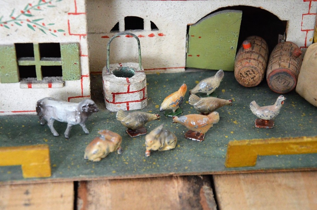 JOUET ANCIEN QUIRALU AGRICOLE FERME TRES RARE MEULE DE FOIN ETAT NEUF H 15cm