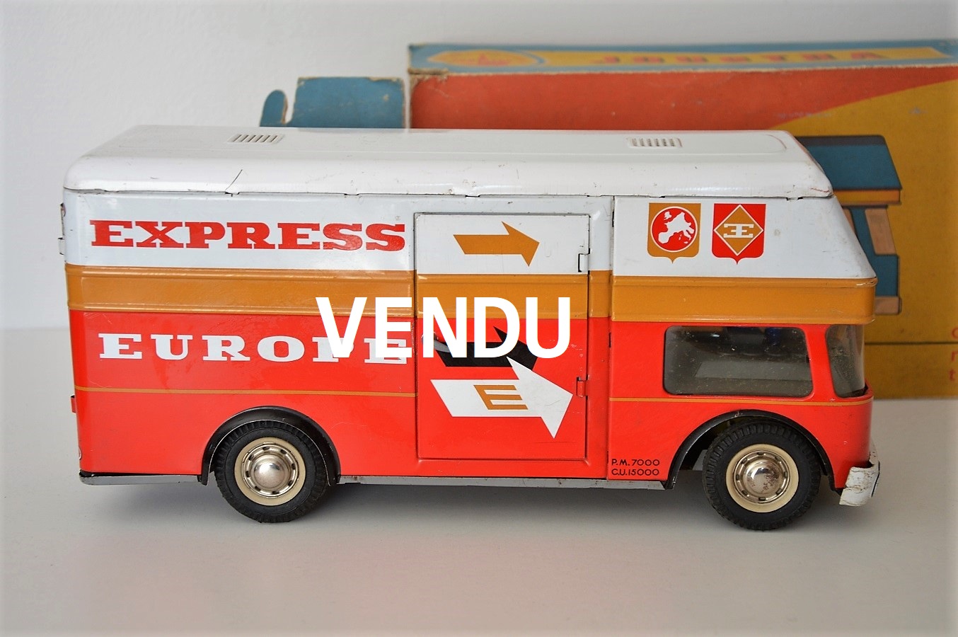 Jouet Joustra Camion De Transport Express Europe Broc En Guche