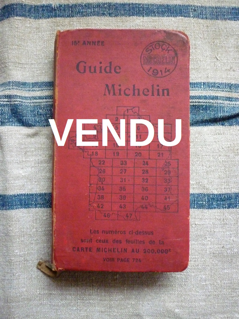Guide Michelin France 1914 BROC EN GUCHE