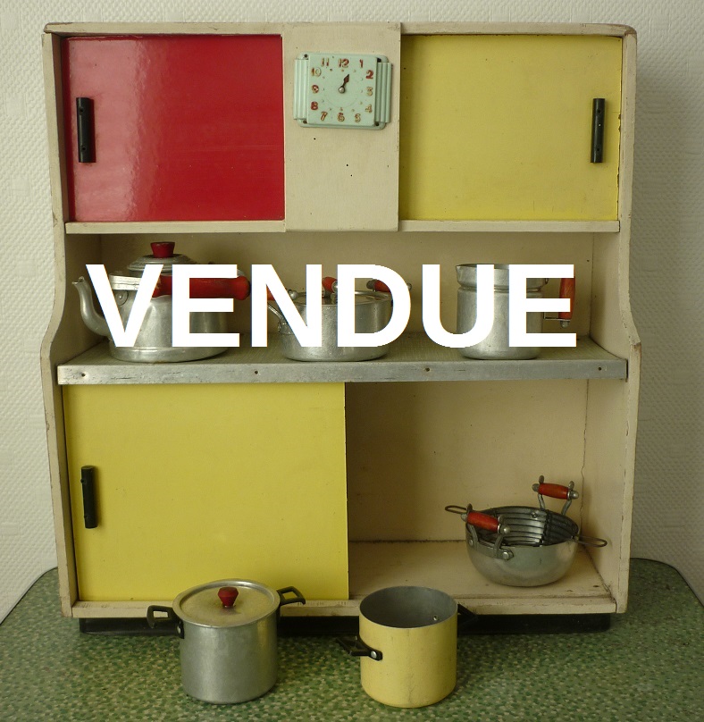 Dinette Alu Vintage - Stock Années 1950 - Jeu D'occasion Pour Enfant (neuf)