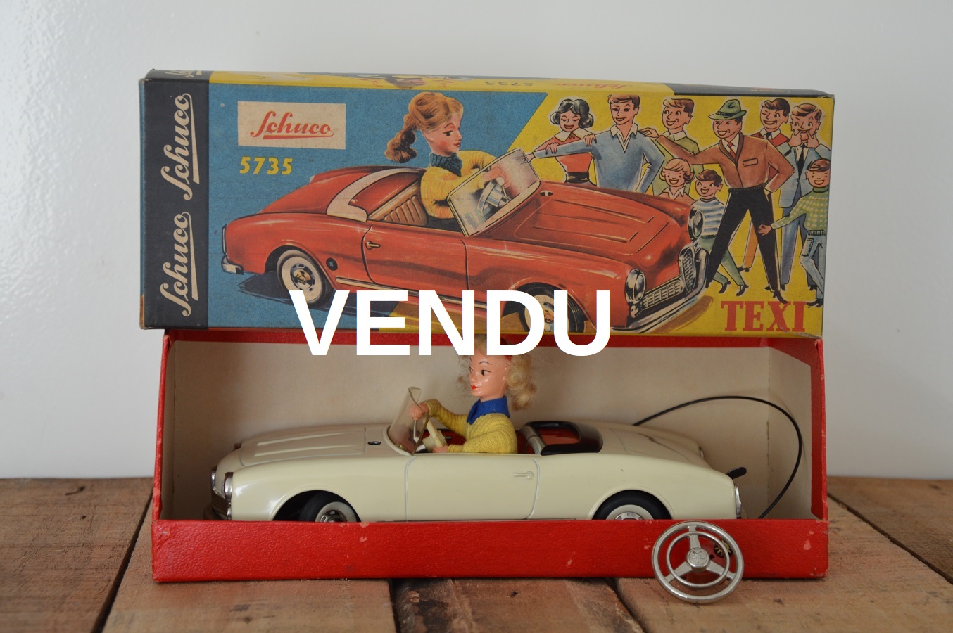 Schuco Texi 5735 - Voiture Jouet Ancienne - Rareté - Pièce De Collection